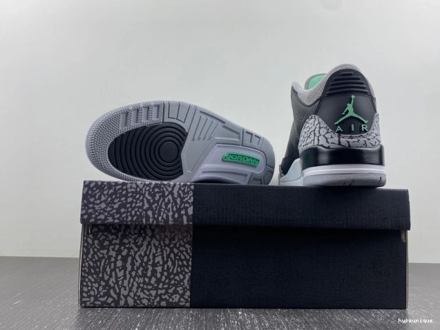 HYPE Jordan Green Glow 3 CT8532-031 Air 0717